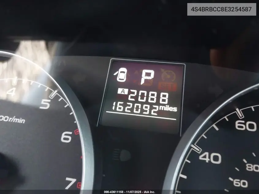 4S4BRBCC8E3254587 2014 Subaru Outback 2.5I Premium