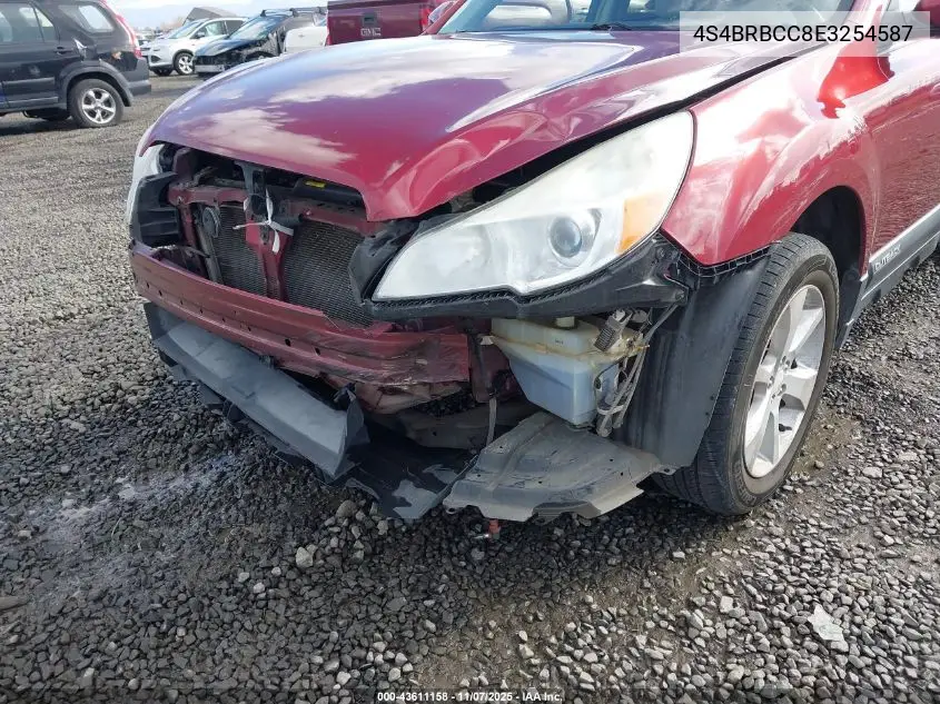4S4BRBCC8E3254587 2014 Subaru Outback 2.5I Premium