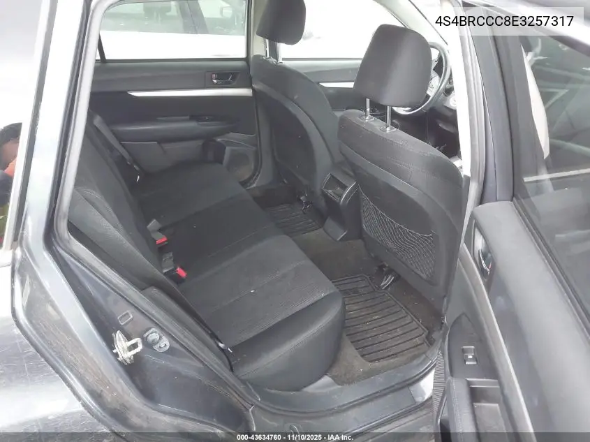 4S4BRCCC8E3257317 2014 Subaru Outback 2.5I Premium