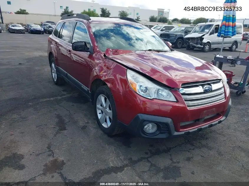 4S4BRBCC9E3325733 2014 Subaru Outback 2.5I Premium