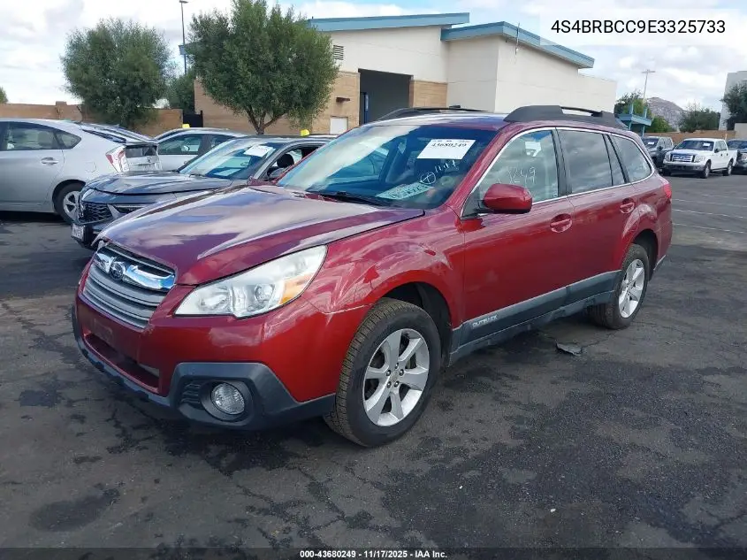 4S4BRBCC9E3325733 2014 Subaru Outback 2.5I Premium