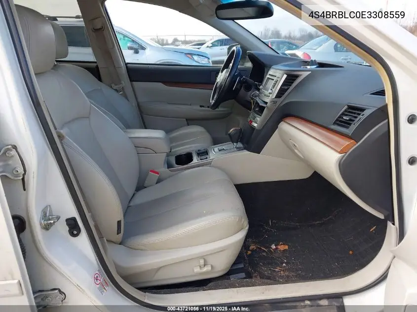 4S4BRBLC0E3308559 2014 Subaru Outback 2.5I Limited