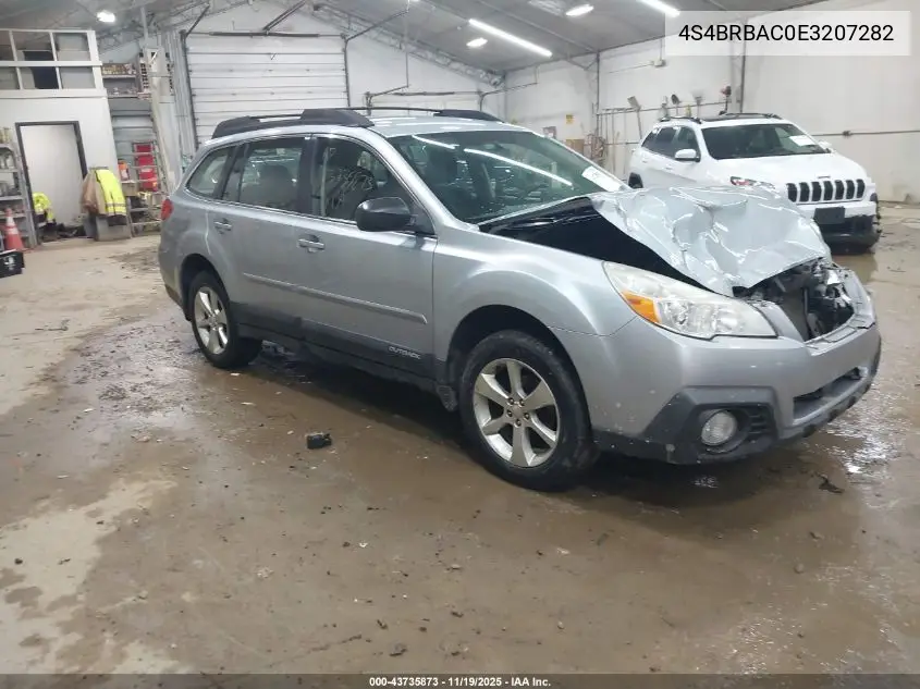 4S4BRBAC0E3207282 2014 Subaru Outback 2.5I