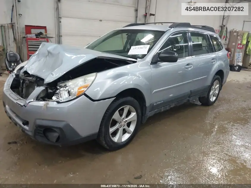4S4BRBAC0E3207282 2014 Subaru Outback 2.5I