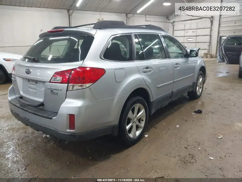 4S4BRBAC0E3207282 2014 Subaru Outback 2.5I