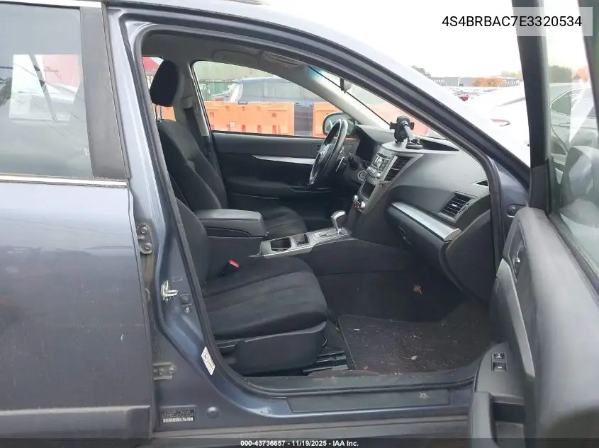 4S4BRBAC7E3320534 2014 Subaru Outback 2.5I