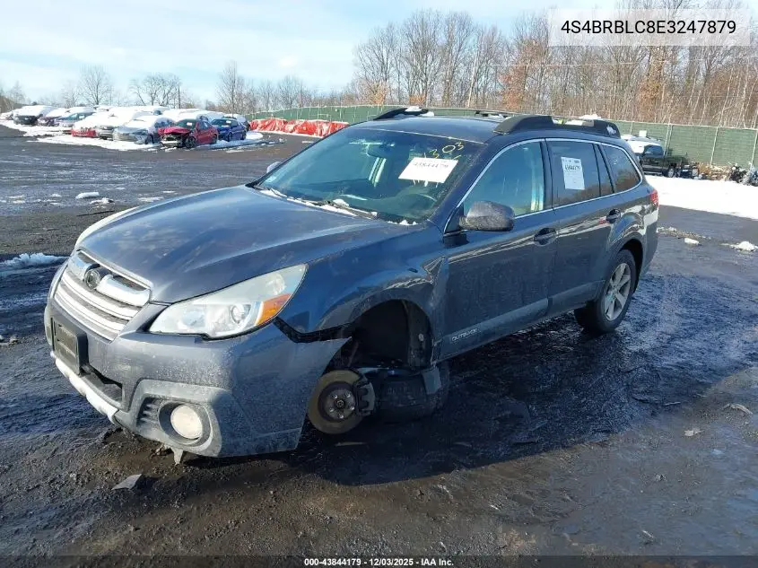 4S4BRBLC8E3247879 2014 Subaru Outback 2.5I Limited