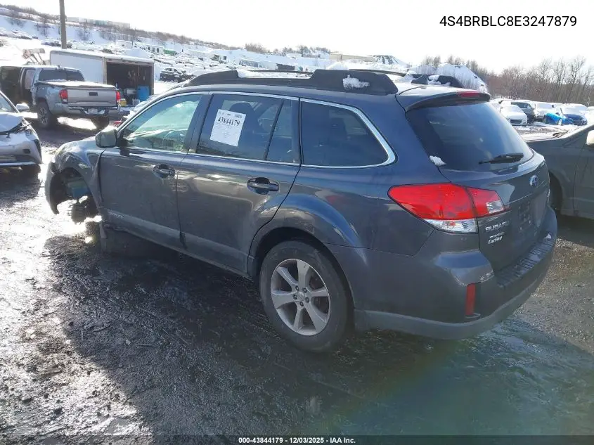 4S4BRBLC8E3247879 2014 Subaru Outback 2.5I Limited