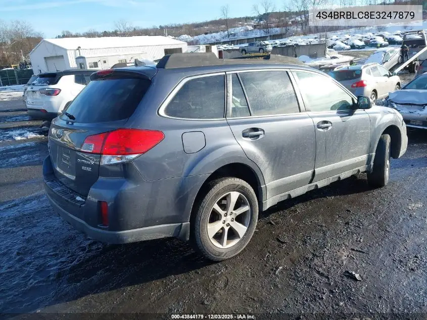 4S4BRBLC8E3247879 2014 Subaru Outback 2.5I Limited
