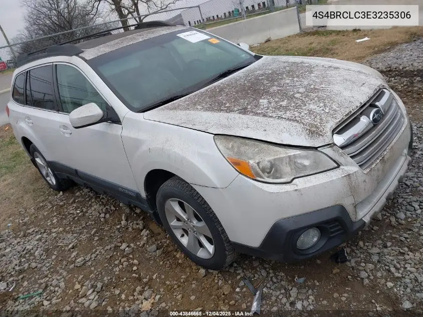 4S4BRCLC3E3235306 2014 Subaru Outback 2.5I Limited