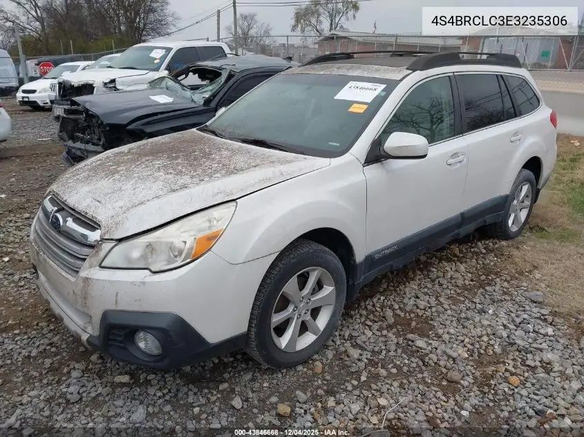 4S4BRCLC3E3235306 2014 Subaru Outback 2.5I Limited