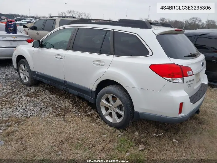 4S4BRCLC3E3235306 2014 Subaru Outback 2.5I Limited