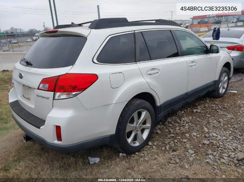 4S4BRCLC3E3235306 2014 Subaru Outback 2.5I Limited