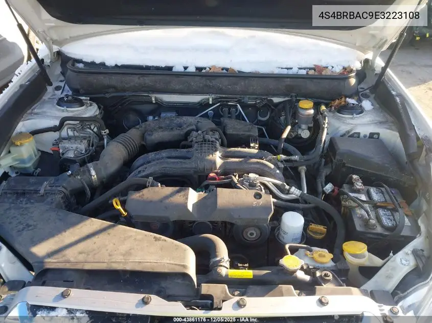 4S4BRBAC9E3223108 2014 Subaru Outback 2.5I