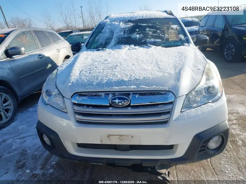 4S4BRBAC9E3223108 2014 Subaru Outback 2.5I