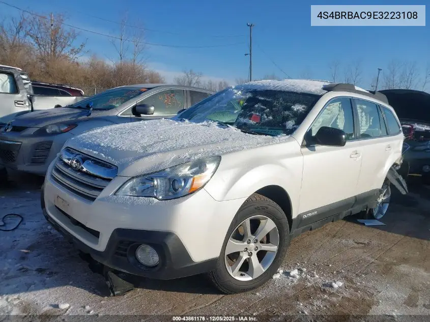4S4BRBAC9E3223108 2014 Subaru Outback 2.5I