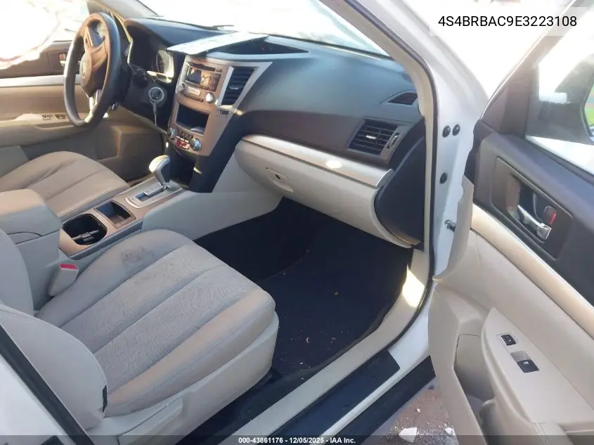4S4BRBAC9E3223108 2014 Subaru Outback 2.5I