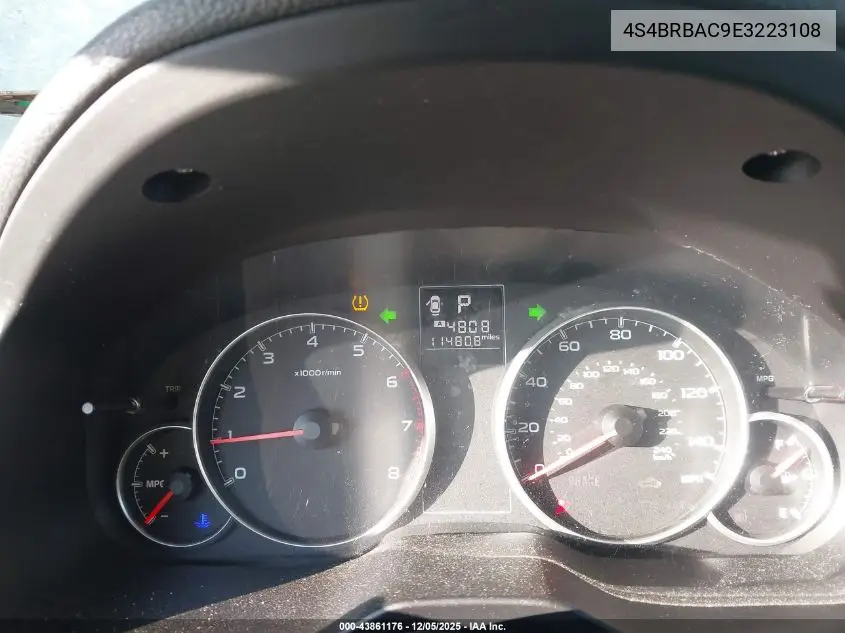 4S4BRBAC9E3223108 2014 Subaru Outback 2.5I