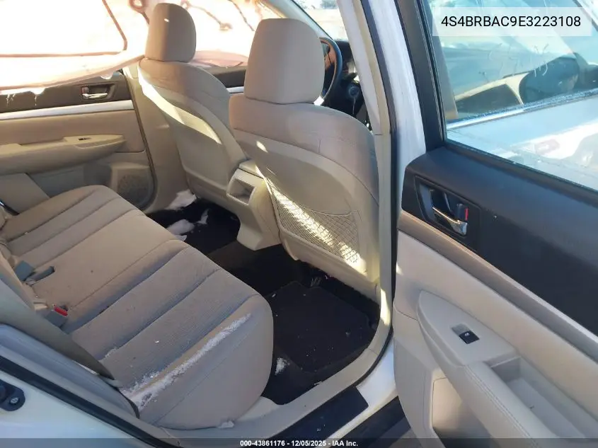 4S4BRBAC9E3223108 2014 Subaru Outback 2.5I