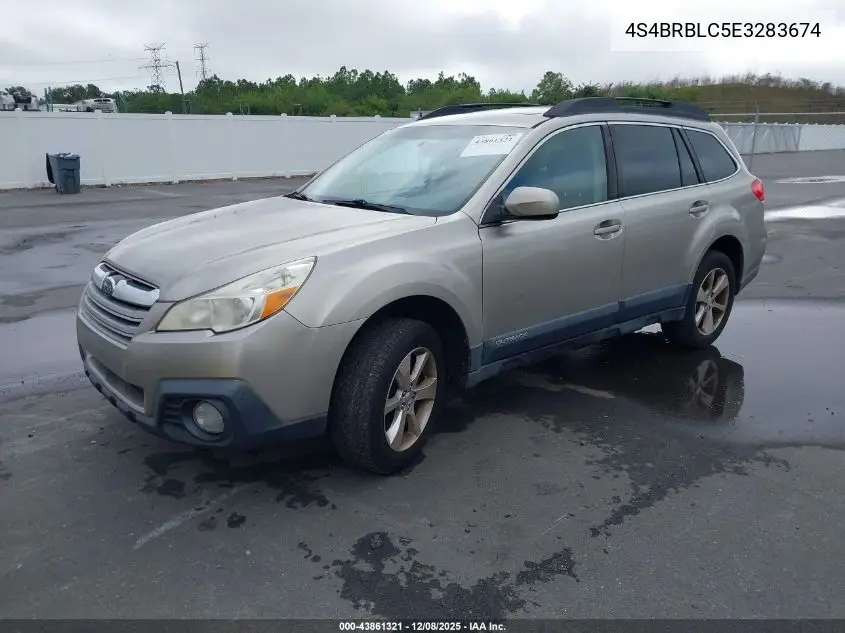 4S4BRBLC5E3283674 2014 Subaru Outback 2.5I Limited