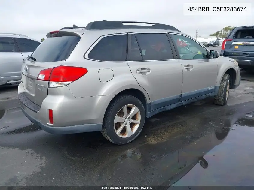 4S4BRBLC5E3283674 2014 Subaru Outback 2.5I Limited