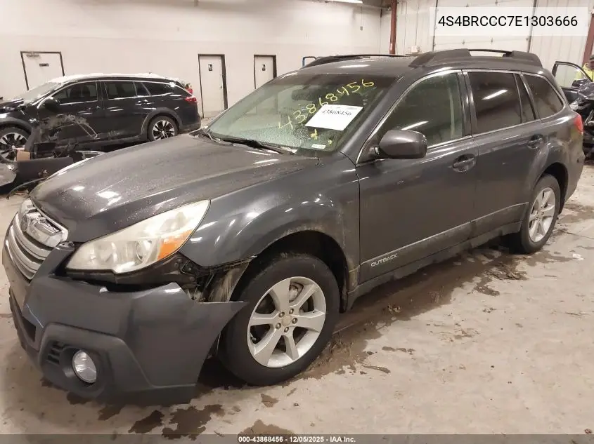 4S4BRCCC7E1303666 2014 Subaru Outback 2.5I Premium