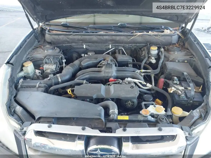 4S4BRBLC7E3229924 2014 Subaru Outback 2.5I Limited