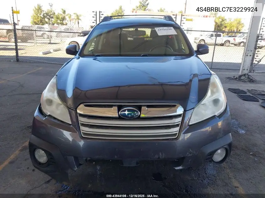 4S4BRBLC7E3229924 2014 Subaru Outback 2.5I Limited