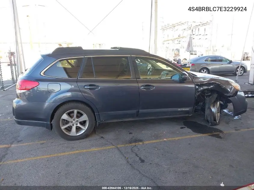 4S4BRBLC7E3229924 2014 Subaru Outback 2.5I Limited