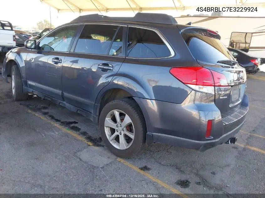 4S4BRBLC7E3229924 2014 Subaru Outback 2.5I Limited