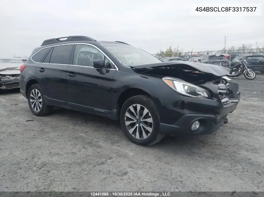 4S4BSCLC8F3317537 2015 Subaru Outback 2.5I Limited