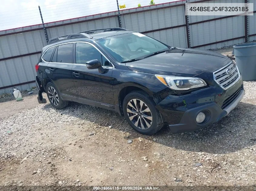 2015 Subaru Outback 3.6R Limited VIN: 4S4BSEJC4F3205185 Lot: 39356115