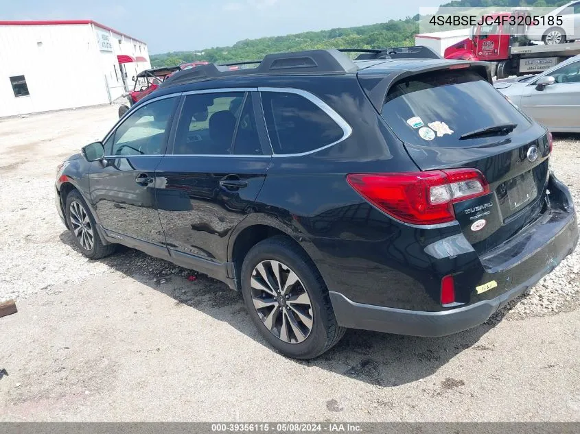 4S4BSEJC4F3205185 2015 Subaru Outback 3.6R Limited