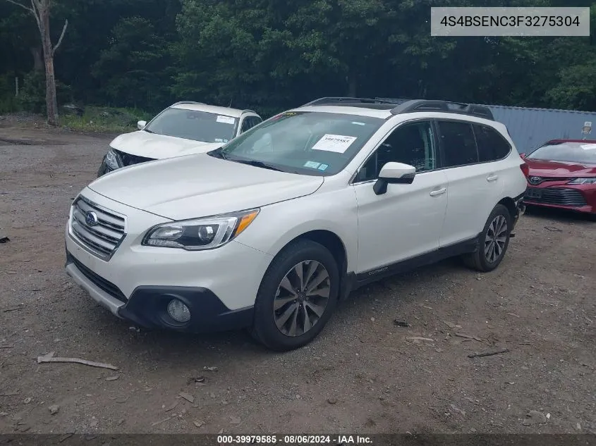 2015 Subaru Outback 3.6R Limited VIN: 4S4BSENC3F3275304 Lot: 39979585