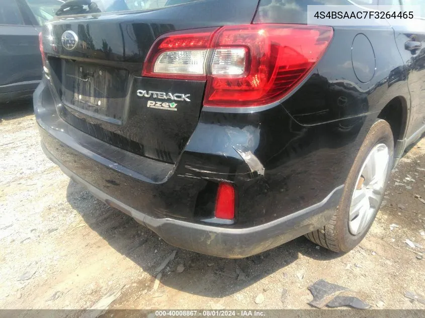 4S4BSAAC7F3264465 2015 Subaru Outback 2.5I