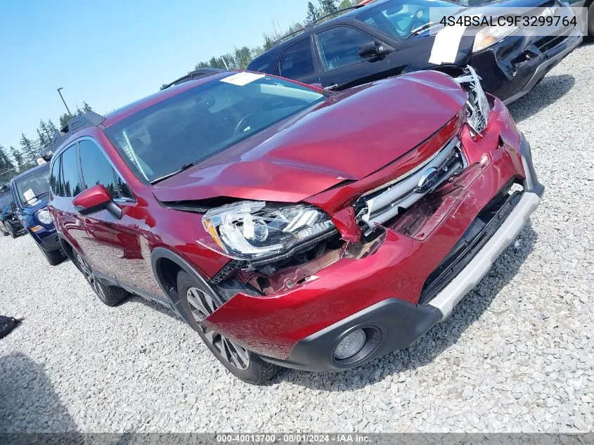 2015 Subaru Outback 2.5I Limited VIN: 4S4BSALC9F3299764 Lot: 40013700