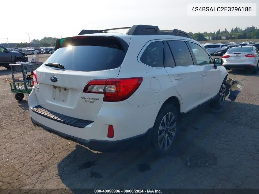 4S4BSALC2F3296186 2015 Subaru Outback 2.5I Limited