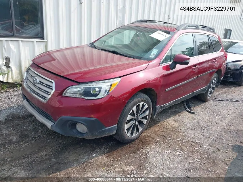 4S4BSALC9F3229701 2015 Subaru Outback 2.5I Limited