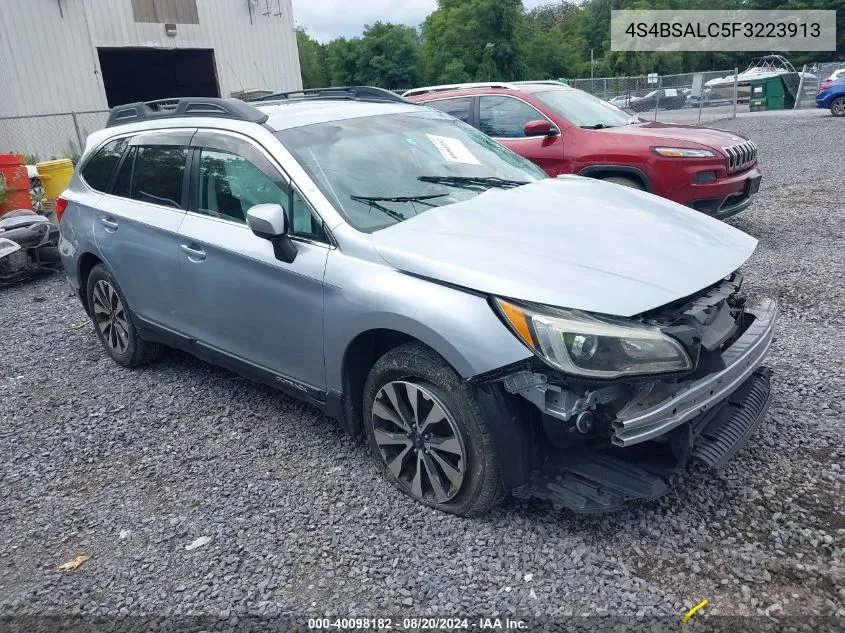 2015 Subaru Outback 2.5I Limited VIN: 4S4BSALC5F3223913 Lot: 40098182