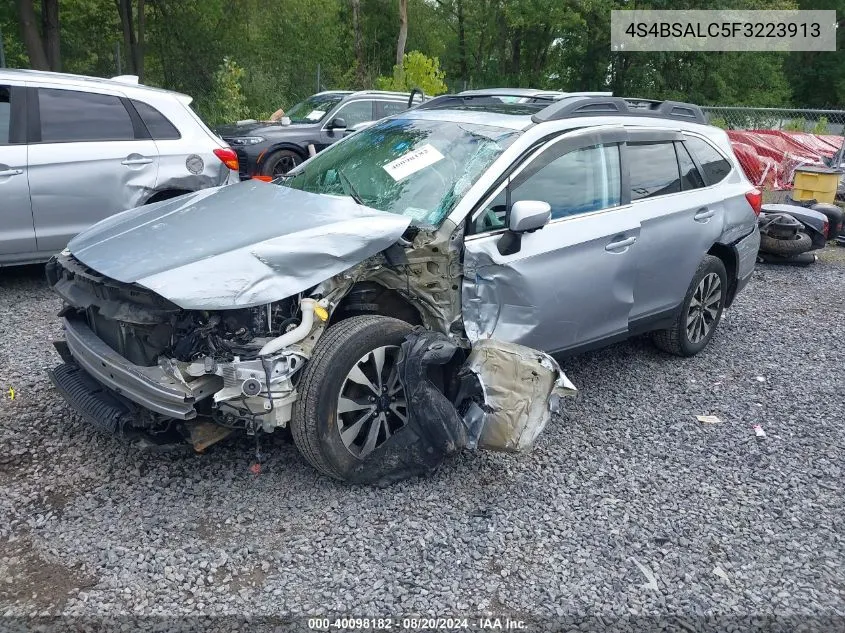 2015 Subaru Outback 2.5I Limited VIN: 4S4BSALC5F3223913 Lot: 40098182