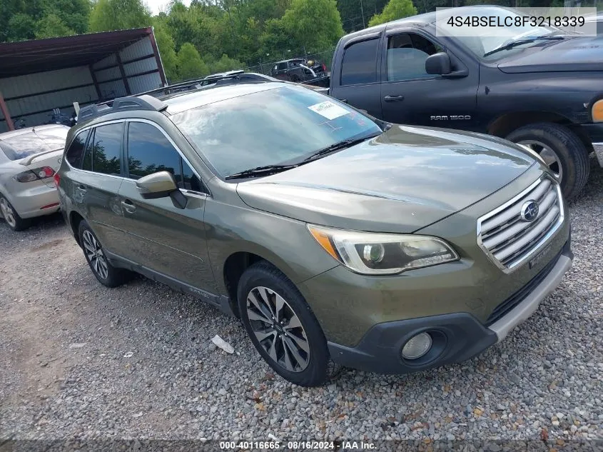 2015 Subaru Outback 3.6R Limited VIN: 4S4BSELC8F3218339 Lot: 40116665