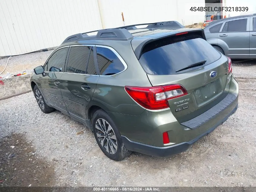 4S4BSELC8F3218339 2015 Subaru Outback 3.6R Limited