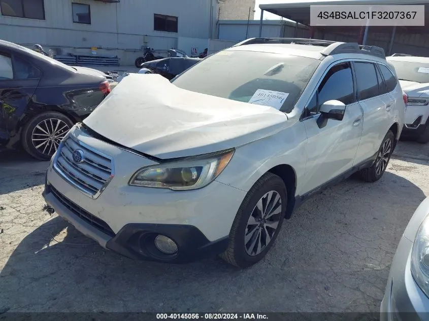 2015 Subaru Outback 2.5I Limited VIN: 4S4BSALC1F3207367 Lot: 40145056