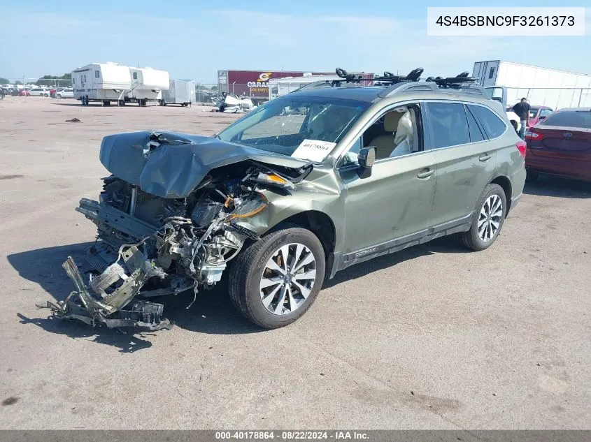 2015 Subaru Outback 2.5I Limited VIN: 4S4BSBNC9F3261373 Lot: 40178864