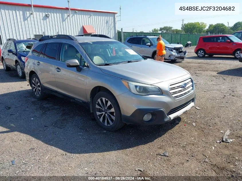 2015 Subaru Outback 3.6R Limited VIN: 4S4BSEJC2F3204682 Lot: 40184537