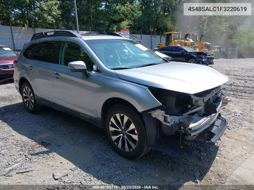 4S4BSALC1F3220619 2015 Subaru Outback 2.5I Limited