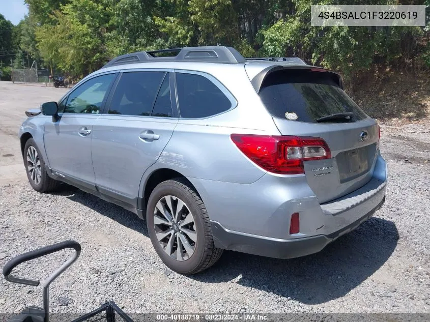 4S4BSALC1F3220619 2015 Subaru Outback 2.5I Limited