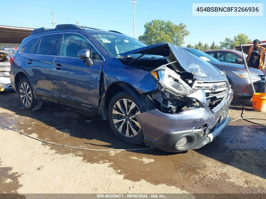 4S4BSBNC8F3266936 2015 Subaru Outback 2.5I Limited