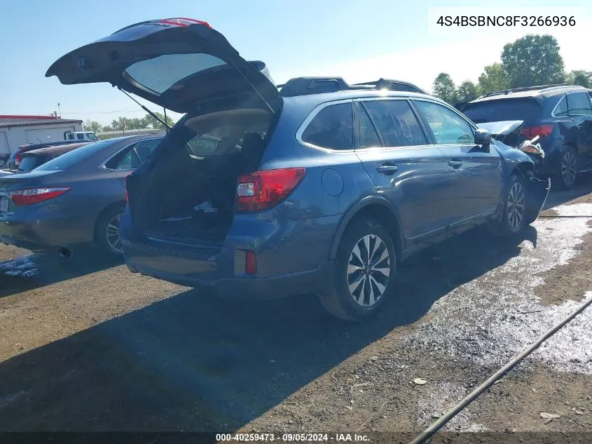 4S4BSBNC8F3266936 2015 Subaru Outback 2.5I Limited