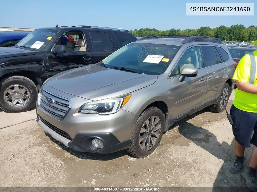 4S4BSANC6F3241690 2015 Subaru Outback 2.5I Limited